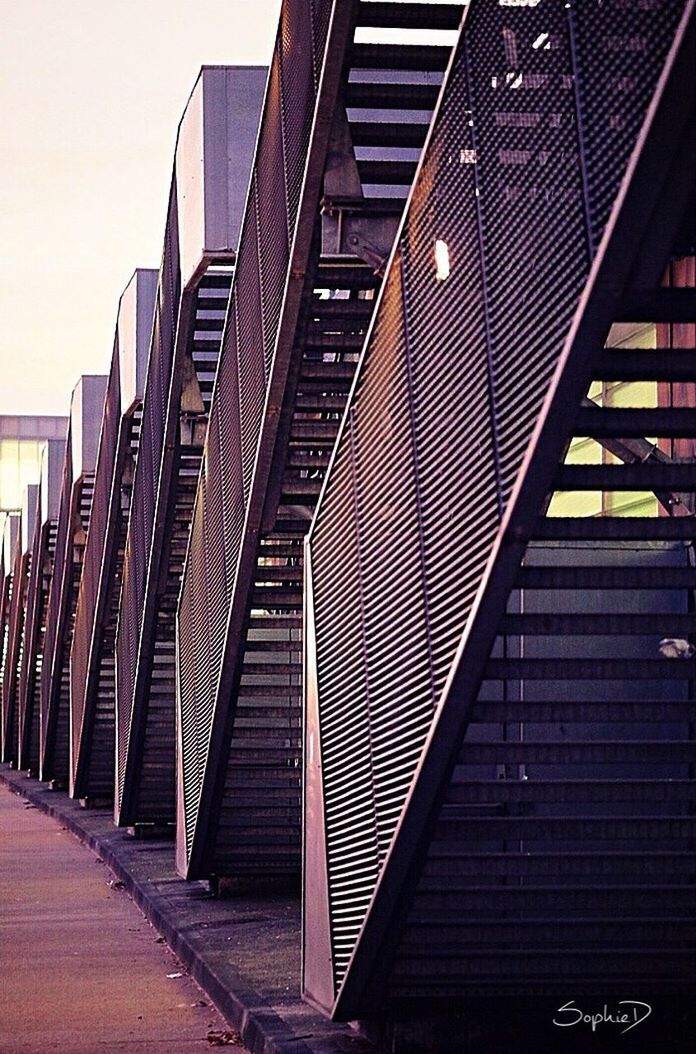 LOW ANGLE VIEW OF STEPS