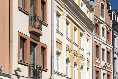 Low angle view of residential building