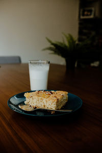 Close-up of food on table