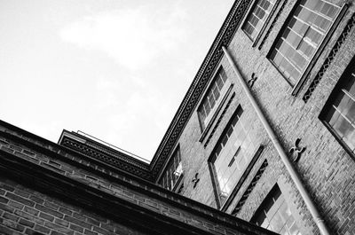 Low angle view of building against sky