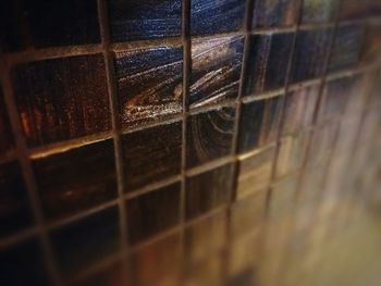 Close up of blinds