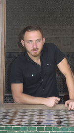 Portrait of a smiling young man