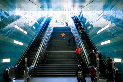 Interior of subway station