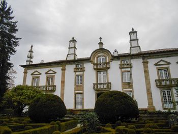 Low angle view of building against sky