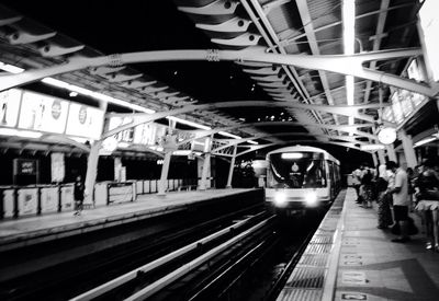 Railroad station platform