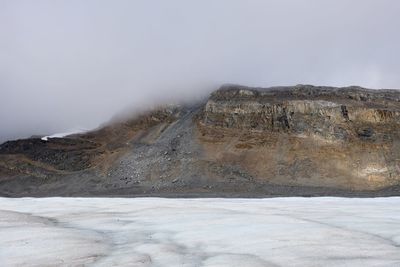 Scenic view of mountain against sky