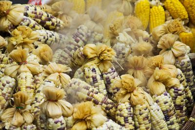 Steamed sweet corn in thailand