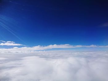 Low angle view of clouds in sky