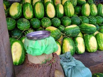 Full frame shot of vegetables for sale at market