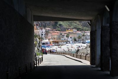 Street amidst buildings in city