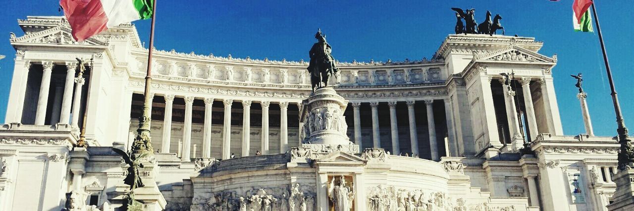 LOW ANGLE VIEW OF STATUE