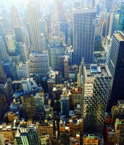 Aerial view of city