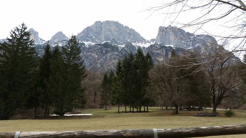 Scenic view of mountains