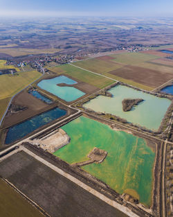 Aerial view of landscape