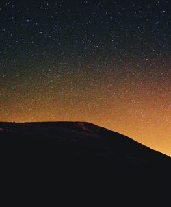 Scenic view of star field against star field