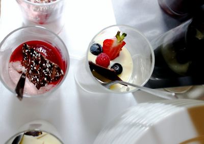 Close-up of served food in plate