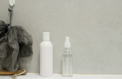 Close-up of bottle on table