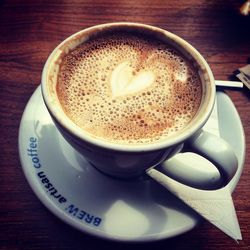 Close-up of coffee cup
