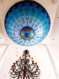 Low angle view of ceiling