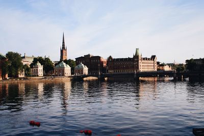 View of buildings in city