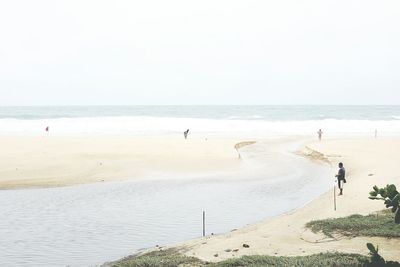 People on beach