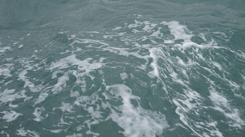 High angle view of sea