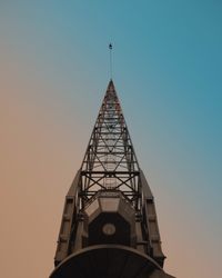 Low angle view of building against clear sky