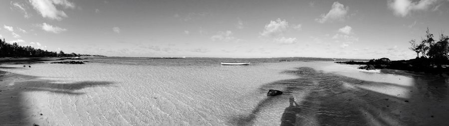 Panoramic view of sea against sky