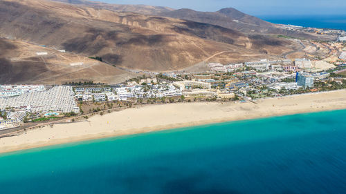 Aerial view of beach