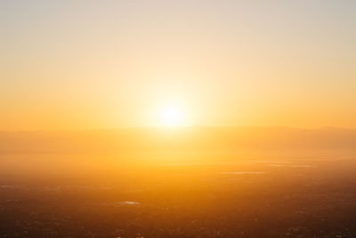 Scenic view of sunset