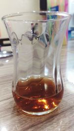 Close-up of drink on table