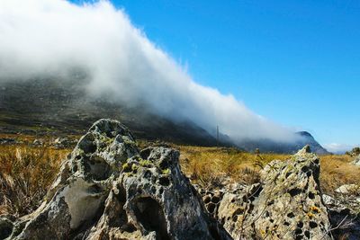 Panoramic view of landscape against sky