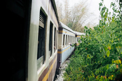 Train by window