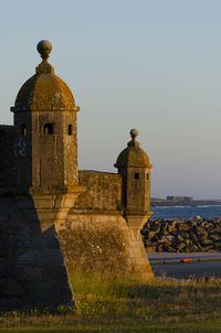 Historic building against clear sky