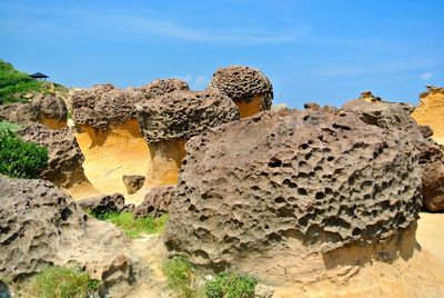 Rocks on rock formation