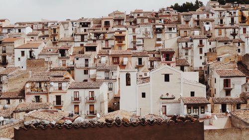 Residential buildings in city