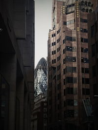 Low angle view of modern building