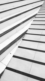 High angle view of footpath