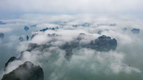 Low angle view of clouds in sky