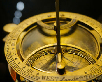 Close-up of clock