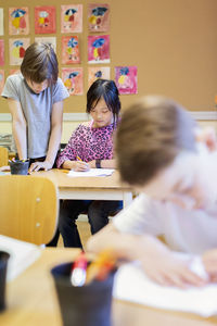 Children in classroom