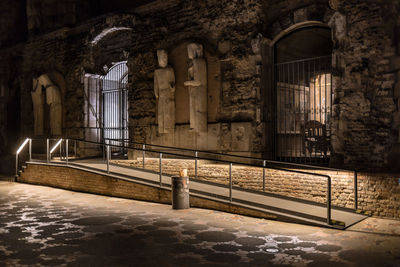 Corridor of historic building