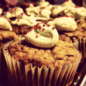 Close-up of pastry