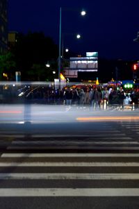 City street at night