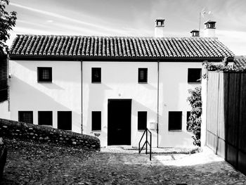 Houses against sky