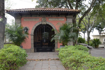 Facade of building