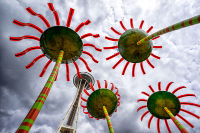 View of ferris wheel against sky