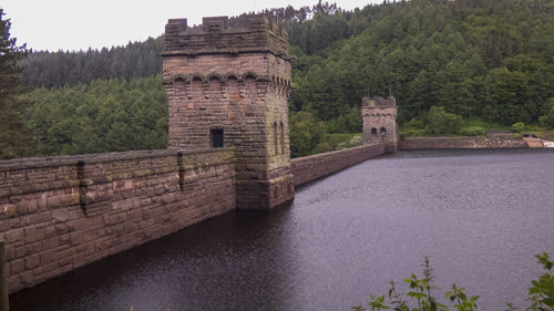 View of bridge over river