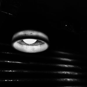 Close-up of illuminated lamp