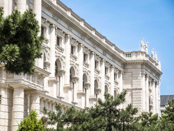 Low angle view of building against sky